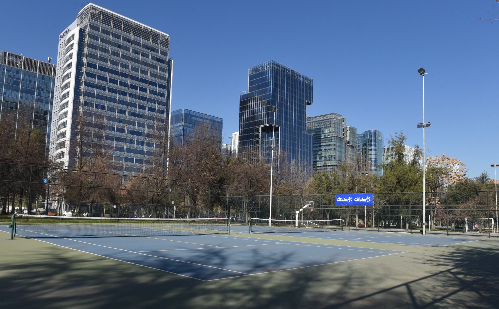 Canchas de tenis Parque Araucano