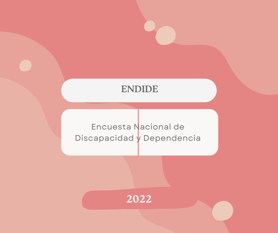 Encuesta Nacional de Discapacidad y Dependencia, ENDIDE 2022