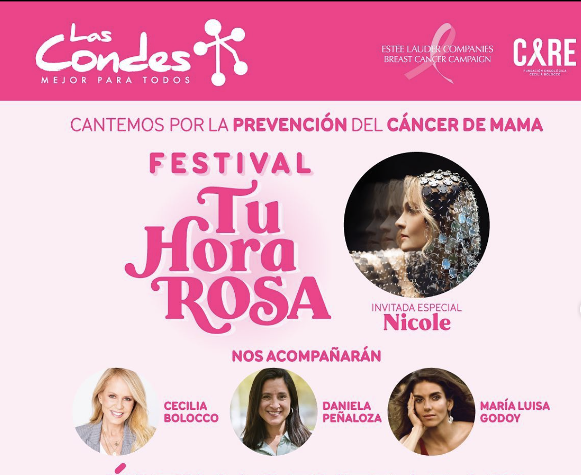 Alcaldesa Peñaloza y Cecilia Bolocco serán parte de un conversatorio en el que se buscará concientizar sobre la importancia de una mamografía