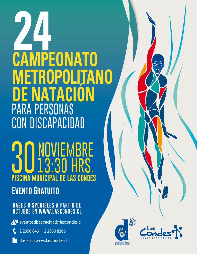 24 Campeonato Metropolitano de Natación para personas con discapacidad